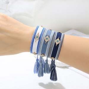 <span class=keywords><strong>Pas</strong></span> <span class=keywords><strong>cher</strong></span> <span class=keywords><strong>personnalisé</strong></span> prix usine <span class=keywords><strong>bracelet</strong></span> réglable bricolage tissé - Product Image 5