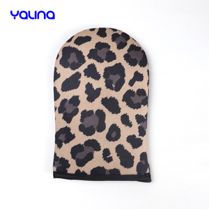Noir/rose/léopard imprimé velours doux en gros gant autobronzant gants d'application d'huile <span class=keywords><strong>de</strong></span> <span class=keywords><strong>bain</strong></span> et sans <span class=keywords><strong>soleil</strong></span> - Product Image 6