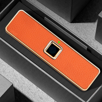 Serrure biométrique intelligente en cuir pour armoire à dossiers, serrure électronique Rechargeable par USB pour meubles et tiroirs
