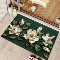 Superabsorbierende Kieselgur-Badematte Schnell Trocknende Rutschfeste Badewannenmatte Bodenteppich für Zuhause Diatomeenerde-Badematte