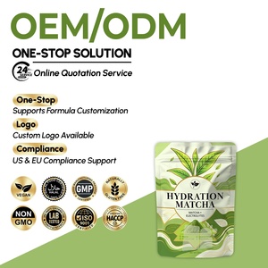 OEM ODM Private Label Electrolyte Matcha Powder Hydration <strong>Drink</strong> Mix with Natural Electrolytes and Custom Formula Packaging - Product Image 1