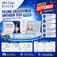 Test antigénique du calicivirus félin, test diagnostique vétérinaire FCV, cassette de test