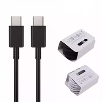 Cable de Datos de Carga Rápida PD de 60W, USB Tipo C a C, 1m de Longitud, para Samsung Galaxy S20 S21 S22, Uso con Android, Gran Venta