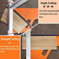 Coupe-carreaux professionnel pour le découpage de parquet stratifié, de vinyle de luxe (LVT, VCT, SPC, PVC) et de dalles – OEM, ODM, DIY, usage industriel