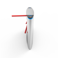 Servomoteur sans balais en acier inoxydable Arc, trépied entièrement automatique, porte de tourniquet