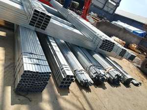 Tubo hueco cuadrado/rectangular pregalvanizado 75x38/80x4 0/100x50 Tubos cuadrados galvanizados por inmersión en caliente Longitud 5,5 m 6m - Product Image 4