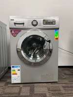 7kg Automatic Electric Front Load Washer 220V/50Hz Powerful Motor 1600W 1200rpm Spin Dry Quick 15min Wash Stainless Steel Drum