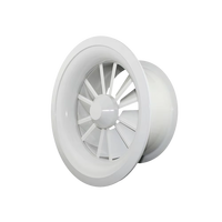 Système de ventilation en aluminium Usine bon prix Diffuseur de plafond tourbillonnant Grille d'aération Diffuseur d'air tourbillonnant rond