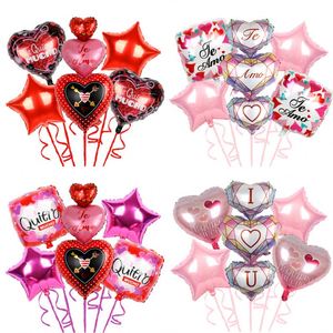 2023 Valentine's Day 18inch Round Colorful UV Printed Aluminium Foil <b>Balloon</b> Set for Valentine <b>Balloons</b> Kit <b>Decorations</b> - Product Image 1