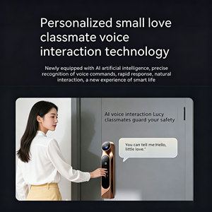 Glomarket Palm Vein Recognition Smart Door <b>Lock</b> AI Camera Video Intercom 3D Face Fingerprint Password Tuya WiFi Home Villa <b>Lock</b> - Product Image 2