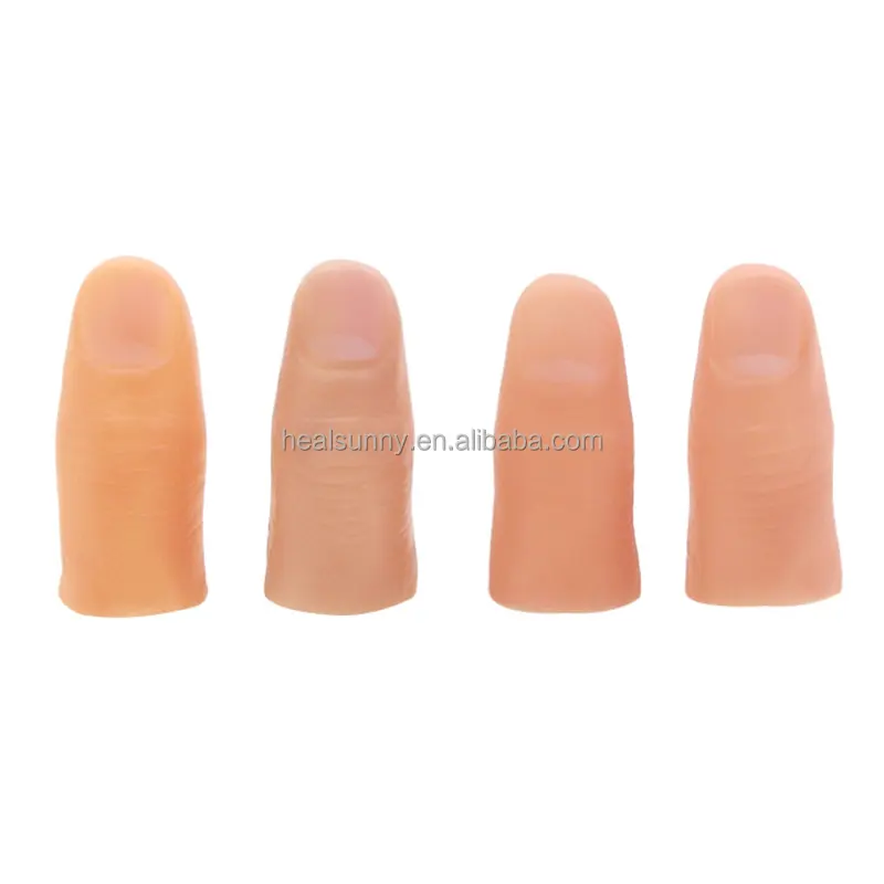 Hot selling thumb tip magic show for children toy wholesale silicone magic glove easy learn magic trick