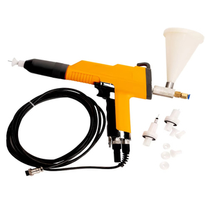 Pistolet de peinture électrostatique manuel anti-colmatage à petite cuve, stable, faible consommation de poudre - Product Image 2
