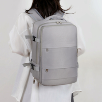 Sac à dos pour ordinateur portable léger et pratique à multiples poches, personnalisable, souple et respirant, idéal pour les voyages, le campus et le quotidien
