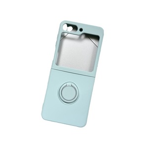 Funda de teléfono plegable con soporte de anillo de cubierta móvil de piel de silicona líquida de varios colores para Samsung Galaxy <span class=keywords><strong>ZFlip4</strong></span> 3 5 - Product Image 5