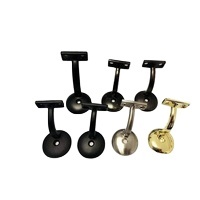 LD Alliage de zinc couleur chromée Support de rail de 2.5 pouces pour garde-corps d'escalier en bois (HB-601)