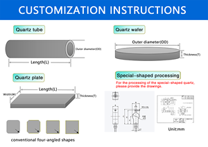 لوح كوارتز طبيعي مصهور شفاف مقاوم للحرارة العالية مع خدمة الثني - للاستخدام في المختبرات والصناعات - Product Image 5