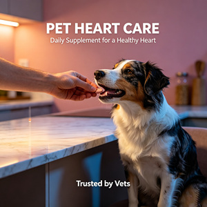 Comprimés de soutien cardiaque pour animaux de compagnie de toutes les générations – Complément alimentaire pour la santé cardiaque – Approvisionnement en vrac pour chiens et chats – Nutrition quotidienne - Product Image 4