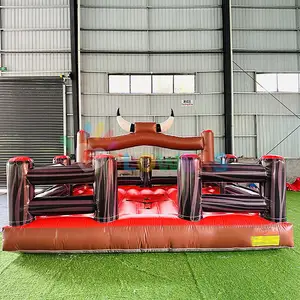 High quality mechanical bull ride for sale carnival games inflatable mechanical bullfighting machine for sale