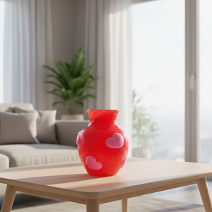 <span class=keywords><strong>Vaso</strong></span> in Vetro con Decorazione a <span class=keywords><strong>Cuore</strong></span> per Centrotavola Matrimoniale, Elegante Centrotavola in Vetro per Fiori, per Soggiorno e Ufficio - Product Image 3
