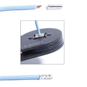 Terminales de Cobre Puro para Conexión en Línea, 1100 Piezas en Caja, Terminales de Cable Prensados en Frío para Instalación de Cercas - Product Image 5