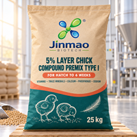 Prémélange composé pour poulets pondeurs Jinmao 5% Type I – Minéraux et oligo-éléments en poudre de qualité alimentaire pour animaux – Additifs alimentaires favorisant la nutrition