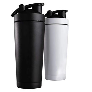 Bouteille Shaker Gym 25oz fouet inoxydable protéines Shaker grande capacité acier inoxydable échantillons gratuits fête classique tasse droite - Product Image 1