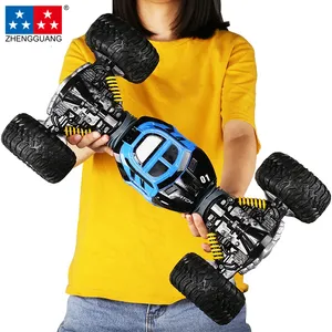 Zhengguang 1:8 Rc Car Hobby 2.4G Double Side Big Fast Rc Stunt Car 4x4 Offroad Remote Control Climbing Rock Crawler Rc Car 1 8