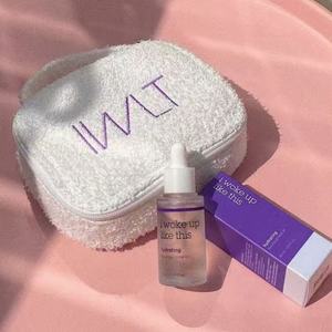 Plush fiber Cosmetic <b>Bag</b> Fashionable Portable Makeup <b>Storage</b> <b>Zipper</b> <b>Bags</b> for Cosmetics <b>Storage</b> Travel Outdoor Sports Women Men - Product Image 4