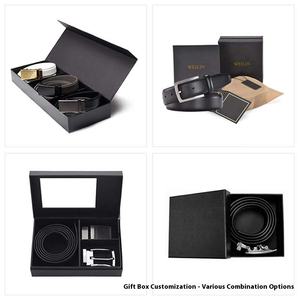 Ceinture en cuir marron de haute qualité pour hommes avec une boucle automatique élégante, parfaite pour les occasions d'affaires et décontractées - Product Image 4