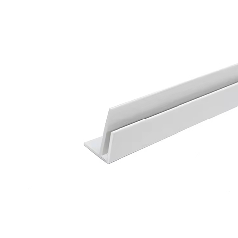 Custom White PVC Stretch Ceiling Profile Plastic Extrusion Molding for Interior Decoration Home Renovation Wall Panel System