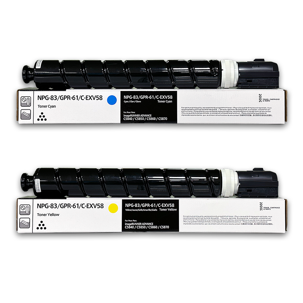 NPG83 G83 GPR-61 C-EXV58 Toner Cartridge for Canon IR ADVANCE DX