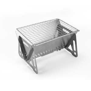 Lu Ban's Work Folding Camp Grill Portable Outdoor BBQ Grill Compact Lightweight Foldable Design for Camping Picnics - Product Image 4