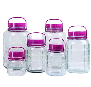 Wholesale Manufacture Big Storage Big Glass Jar Custom Glass Jar