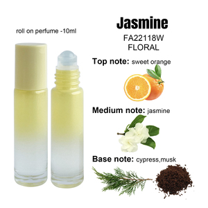 Coffret de Parfums à Bille Personnalisé 4-en-1 pour Femme, Huile <span class=keywords><strong>Parfum</strong></span>ée Florale Jasmin Freesia Rose - Product Image 5