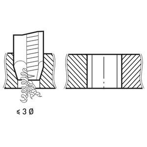 Outils de coupe, tarauds et filières, tarauds de machine pour trous traversants, extrémité droite - Product Image 1
