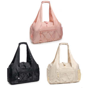 Sac de sport de yoga OEM/ODM sur mesure, imperméable, avec compartiment à <span class=keywords><strong>chaussures</strong></span> et rangement pour bouteille d'eau, sac de voyage souple pour le fitness - Product Image 2