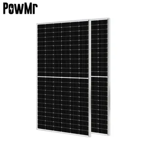 PowMr 540瓦半切单太阳能光伏电池板半电池高效540 W单晶太阳能电池板家用