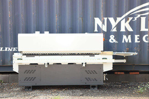 Máquina de Enchapado de Cantos Automática de Sobremesa Mejorada <span class=keywords><strong>con</strong></span> Rodillos, Control PLC, Motor y Caja de Engranajes para Madera y MDF, Fabricada en China, ¡Gran Venta! - Product Image 5