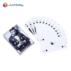 Playing Cards Waterproof Plastic Poker Black PVC Poker Table Cards Classic Magic Tricks Tool Deck