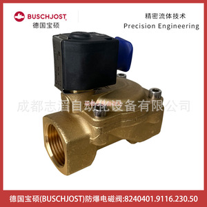 วาล์วแม่เหล็กไฟฟ้า Buschjost รุ่น 8240401.9116.230.50 1 นิ้ว สำหรับแก๊ส AC 230V วาล์วควบคุมป้องกันการระเบิด - Product Image 2