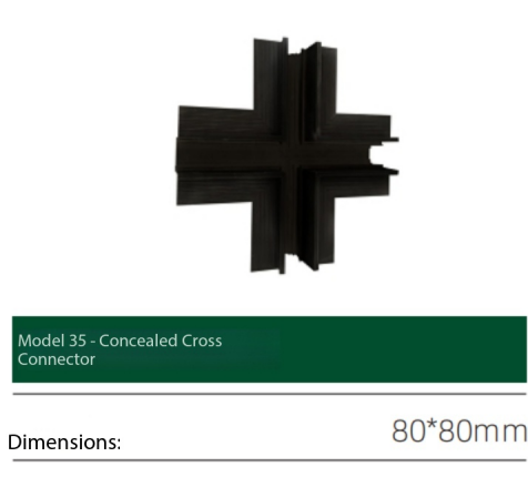 Model 35  Concealed Cross Connector
