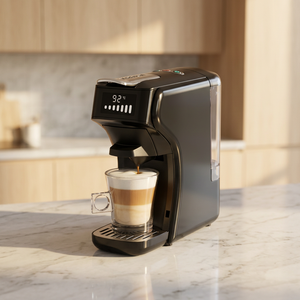 Machine à café à capsules 8-10 bars de pression 1200W électrique avec contrôle de la température et arrêt automatique pour usage domestique - Product Image 2