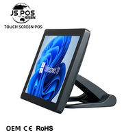 JESEN Coque en alliage d'aluminium durable Windows 10/Système Android Pos avec imprimante thermique à tiroir-caisse pour magasins de détail