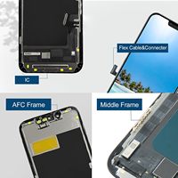 Écran DTD pour 13 Mini LCD 5,4 pouces, écran tactile FHD de remplacement, assemblage de numériseur tactile 3D et kit de réparation, fabriqué en Chine