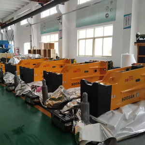 For Soosan SB131 Hydraulic Breaker <b>Box</b> with 165mm Chisel Diameter Hydraulic Breakers Product - Product Image 1