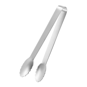 Pince alimentaire DF900 en acier inoxydable en forme de gant avec poignée à ressort pour salade et service BBQ - Product Image 6