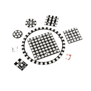 XLW WS2812 WS2812B 1 2 4 7 9 16 25 32 64 Bit <span class=keywords><strong>WS</strong></span> RGB LED-Lampen feld modul 5V Bunter LED-Controller Präzise - Product Image 4