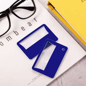 Loupe de <span class=keywords><strong>Carte</strong></span> De crédit Paquet Portefeuille Sac À Main Loupe Loupe Éclairée 3X <span class=keywords><strong>Carte</strong></span> De Poche - Product Image 5