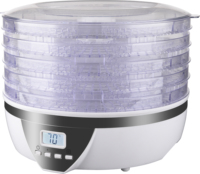 Pengering Makanan Rumah Tangga BAIYI Electric 350W dengan 5 Tray, Timer 48 Jam, Kontrol Digital, Casing Plastik