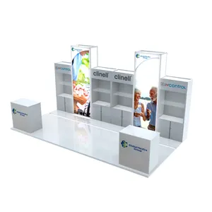 Detian Offer Exhibition Stand Exhibition Booth Design 10*20 Trade Show Booth